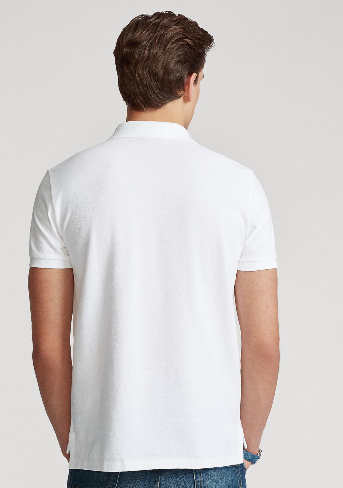 Custom Slim Fit Mesh Polo