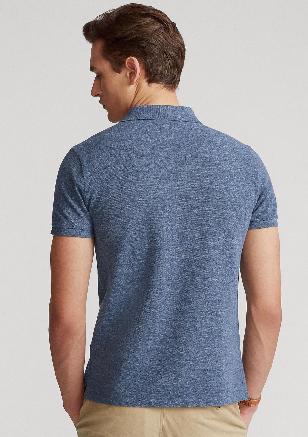 Custom Slim Fit Mesh Polo