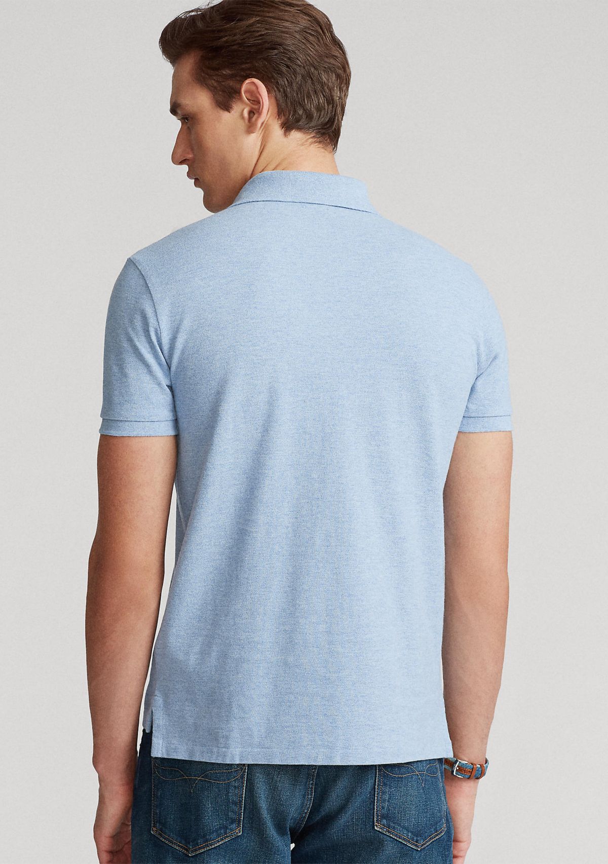 Custom Slim Fit Mesh Polo