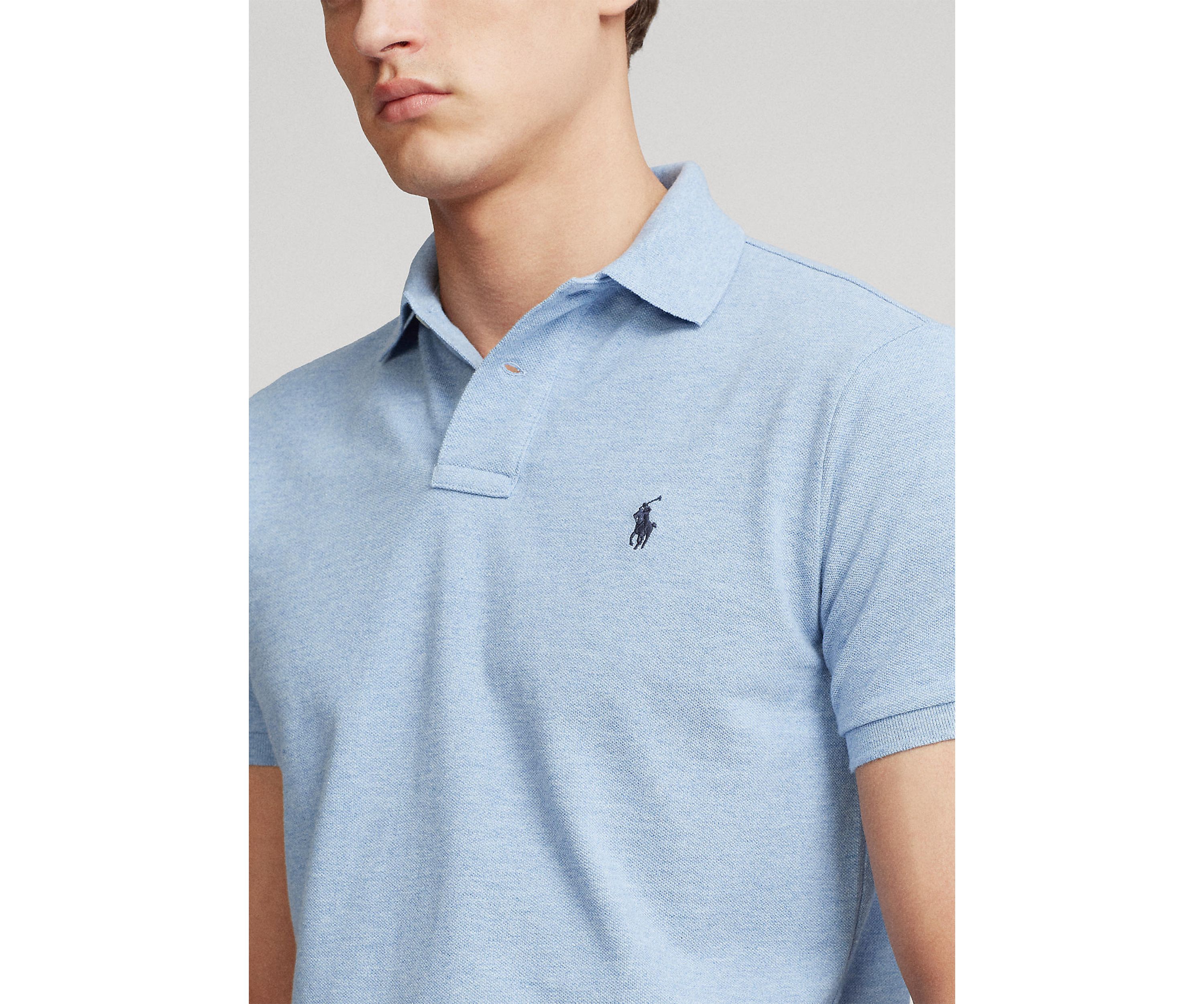 Custom Slim Fit Mesh Polo