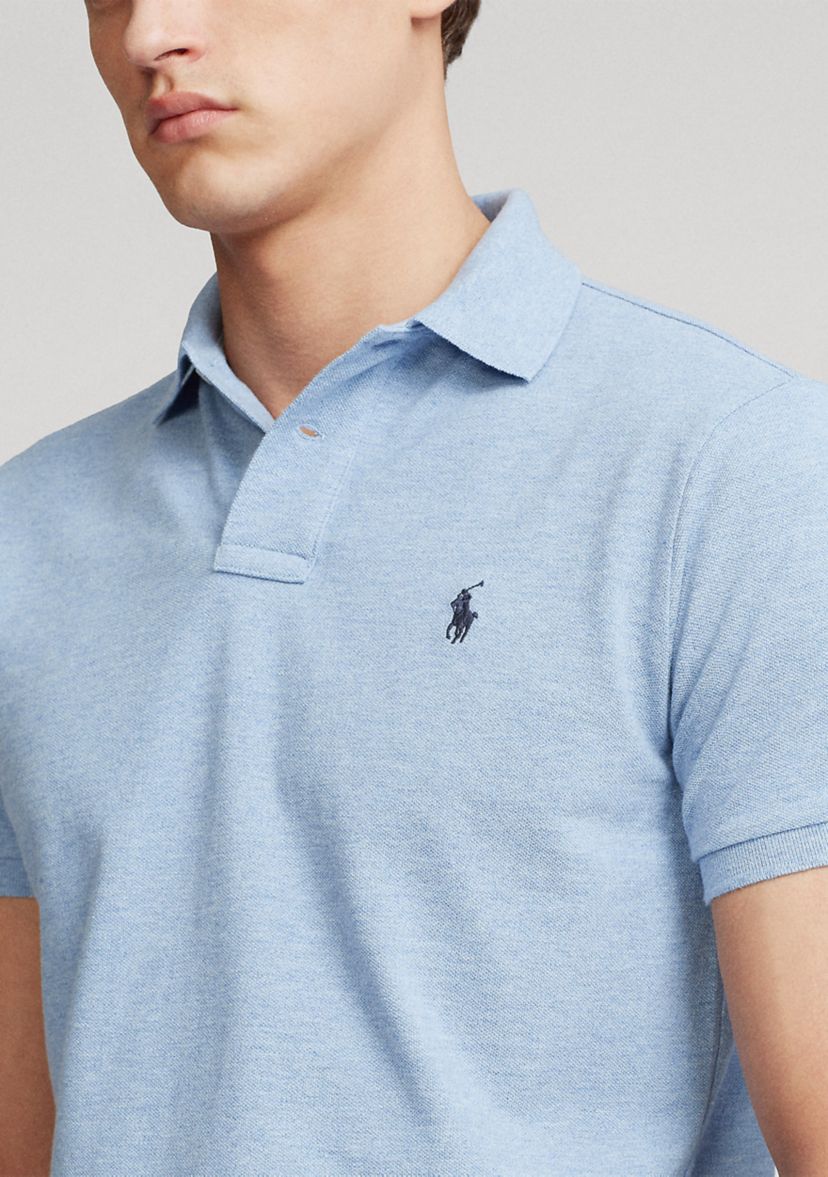 Custom Slim Fit Mesh Polo