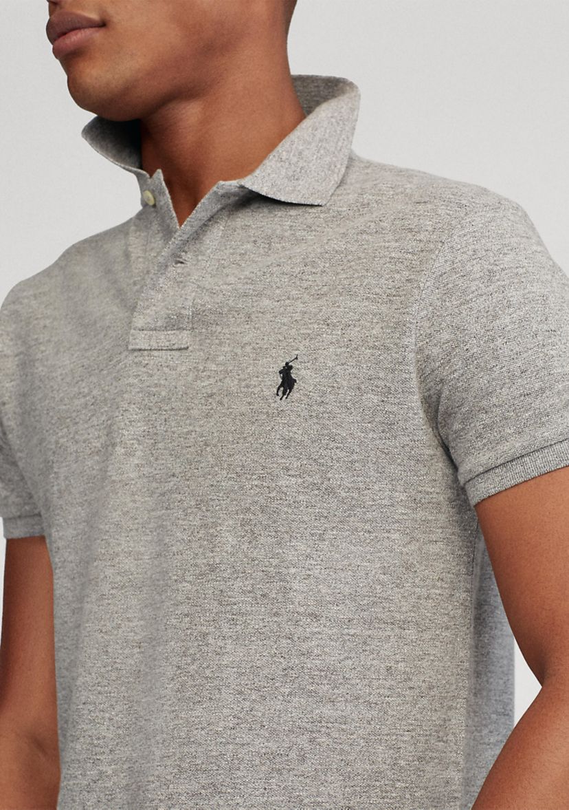Custom Slim Fit Mesh Polo