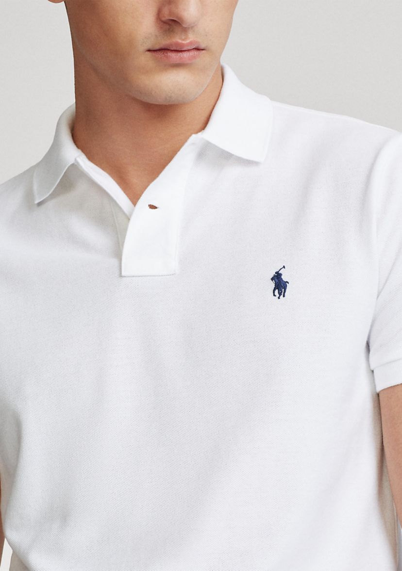 Custom Slim Fit Mesh Polo