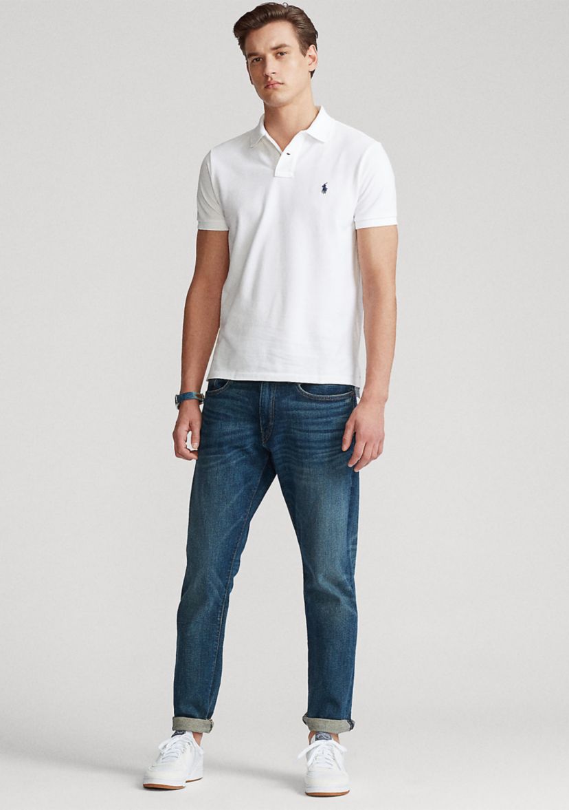 Custom Slim Fit Mesh Polo