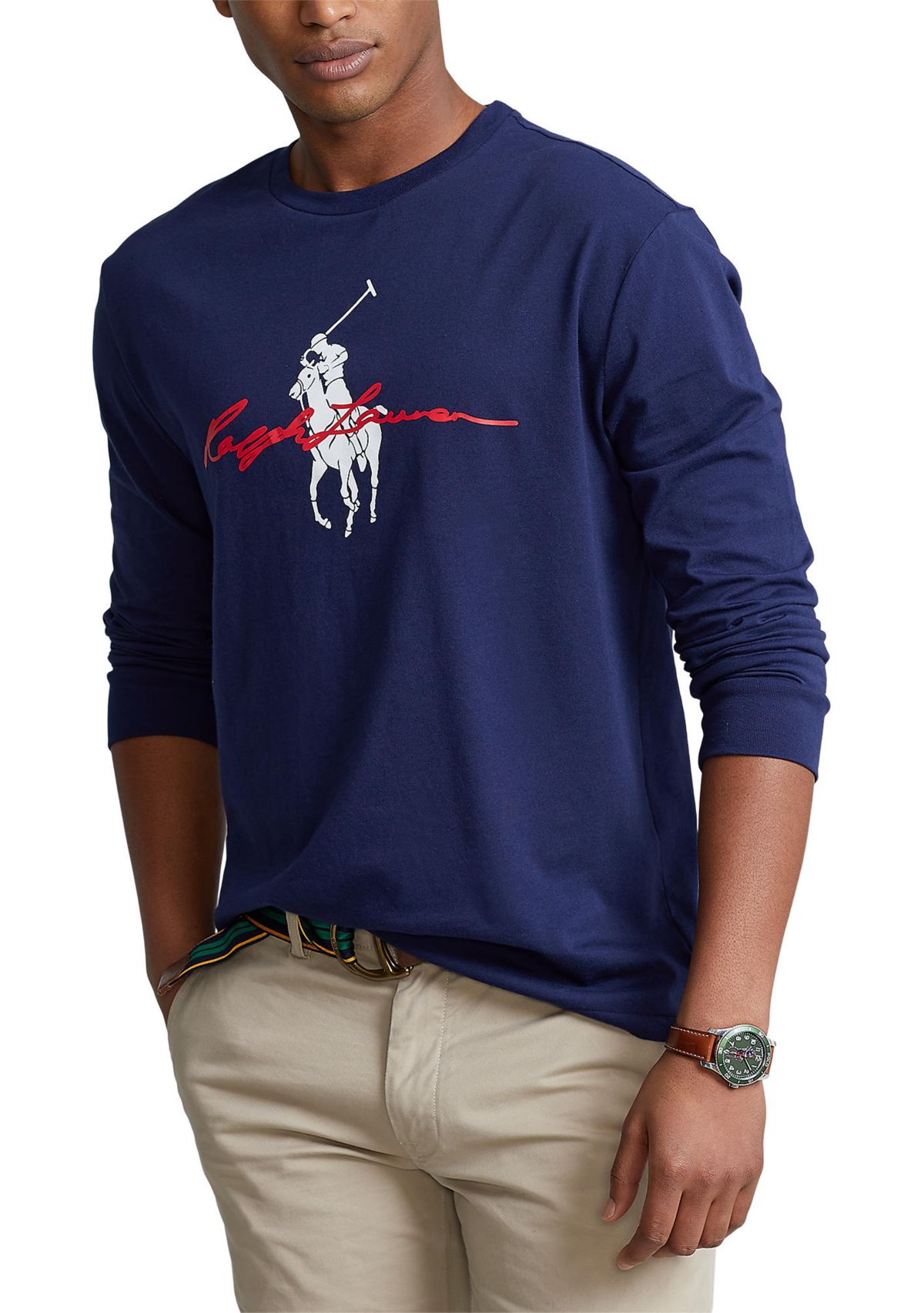 Classic Fit Big Pony Logo Jersey T-Shirt