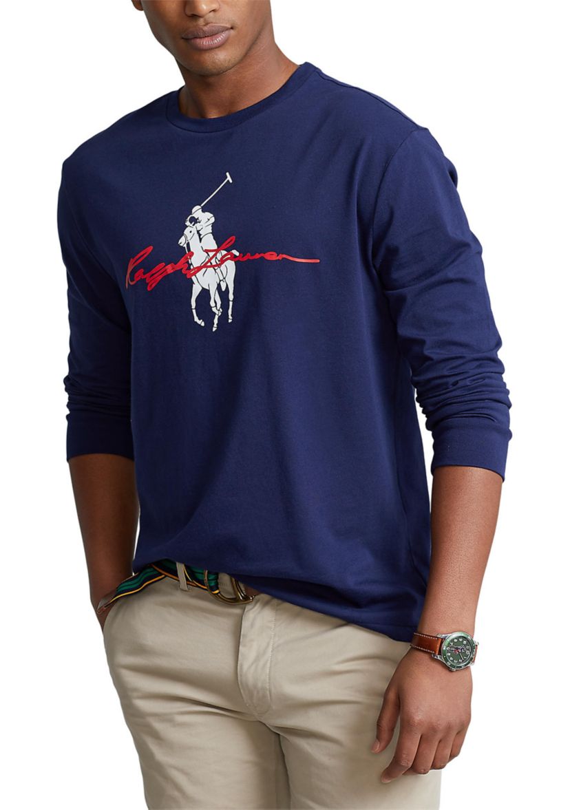 Classic Fit Big Pony Logo Jersey T-Shirt