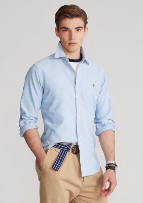 Polo Ralph Lauren Men's The Iconic Oxford Shirt, Blue, 2XL