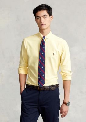 Polo Ralph Lauren Men's The Iconic Oxford Shirt, Yellow, 2XL