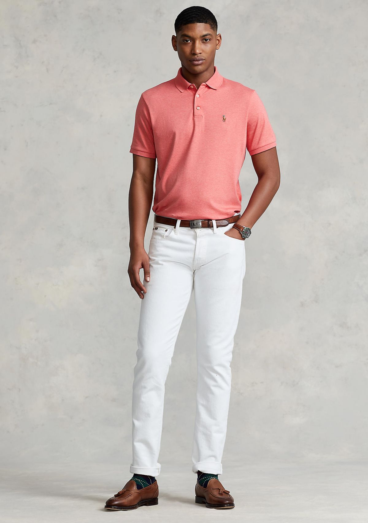Classic Fit Soft Cotton Polo Shirt	