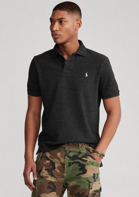 Polo Ralph Lauren Men's Classic Fit Mesh Polo Shirt, Black, 2XL