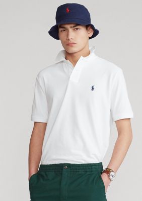 Polo Ralph Lauren Men's Classic Fit Mesh Polo Shirt, White, 2XL