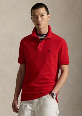 Polo Ralph Lauren Men's Classic Fit Mesh Polo Shirt, Red, 2XL