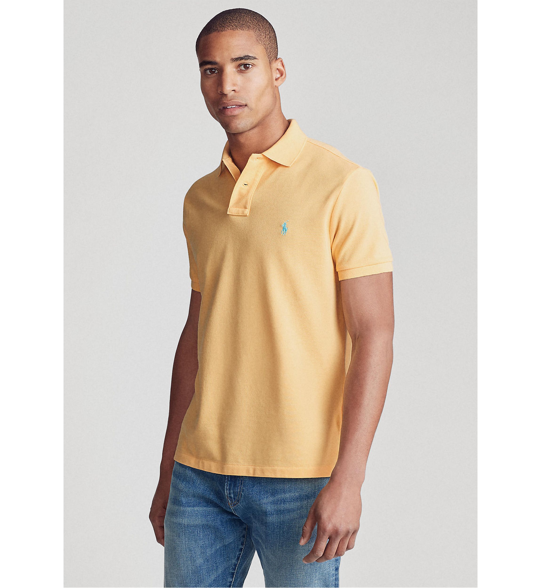 Classic Fit Mesh Polo Shirt