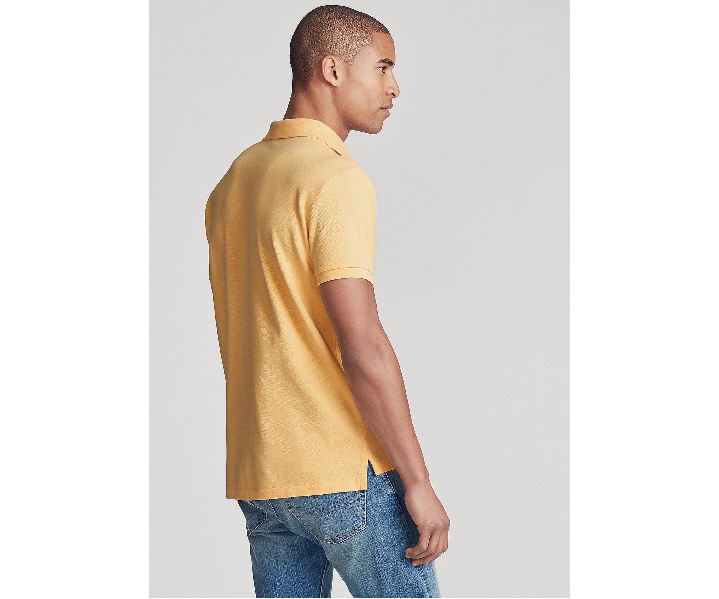 Classic Fit Mesh Polo Shirt
