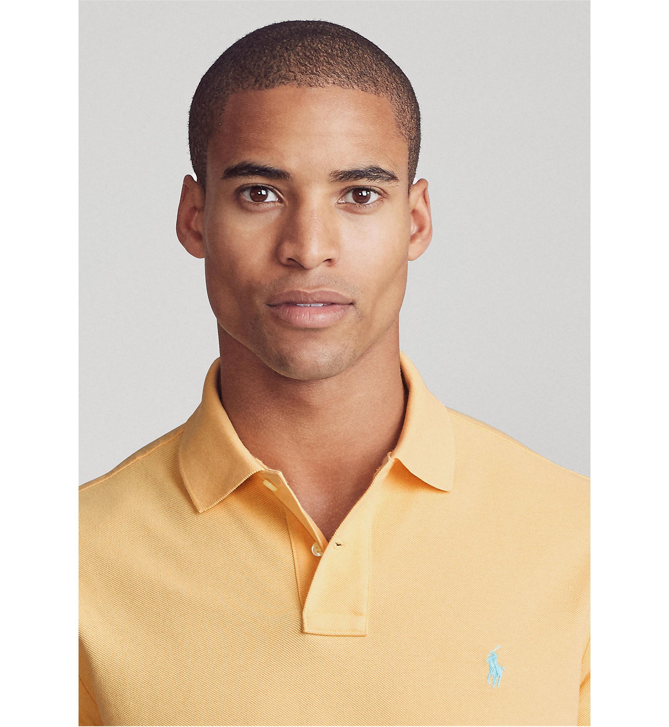 Classic Fit Mesh Polo Shirt