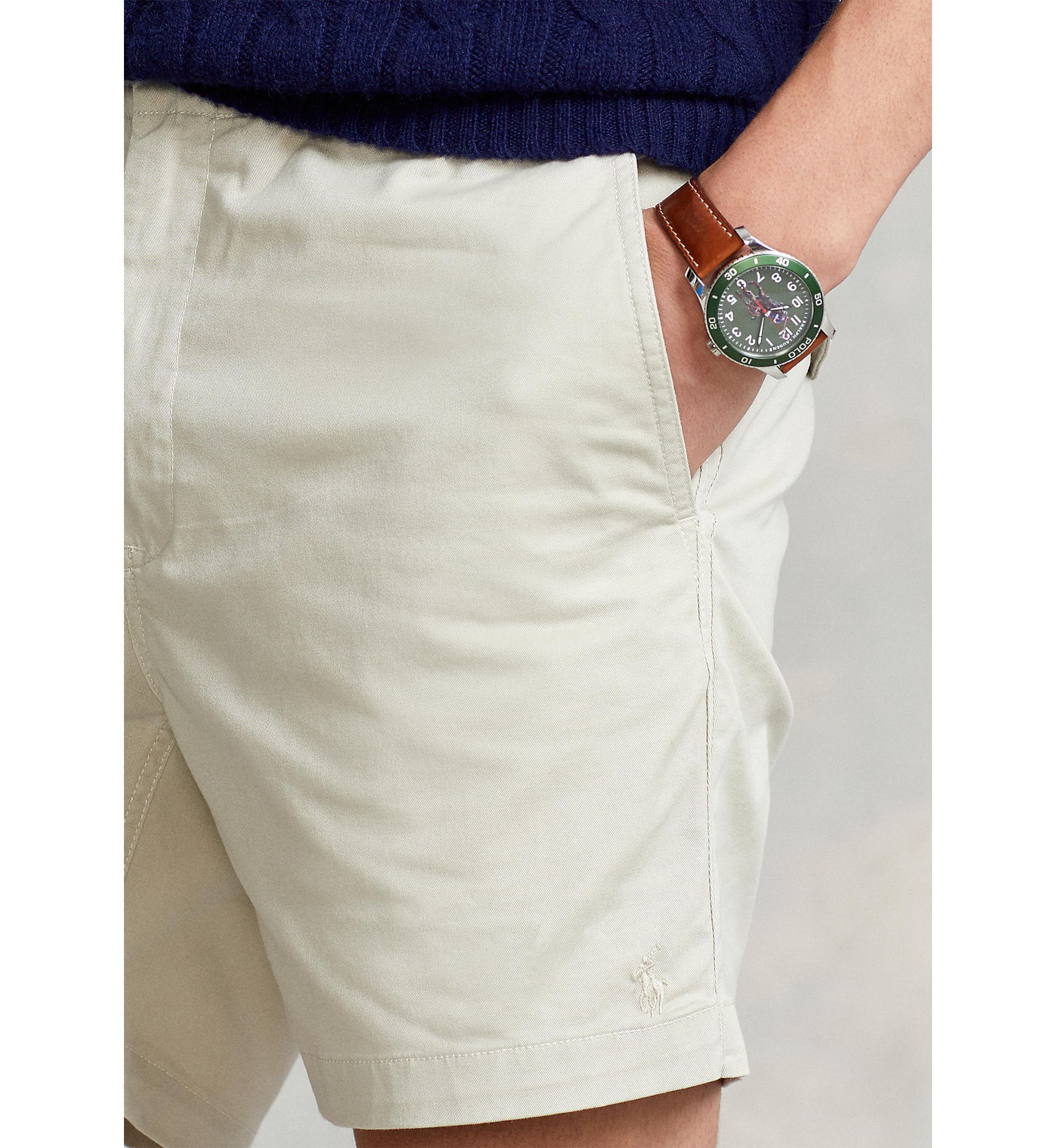 6 Inch Polo Prepster Stretch Twill Shorts