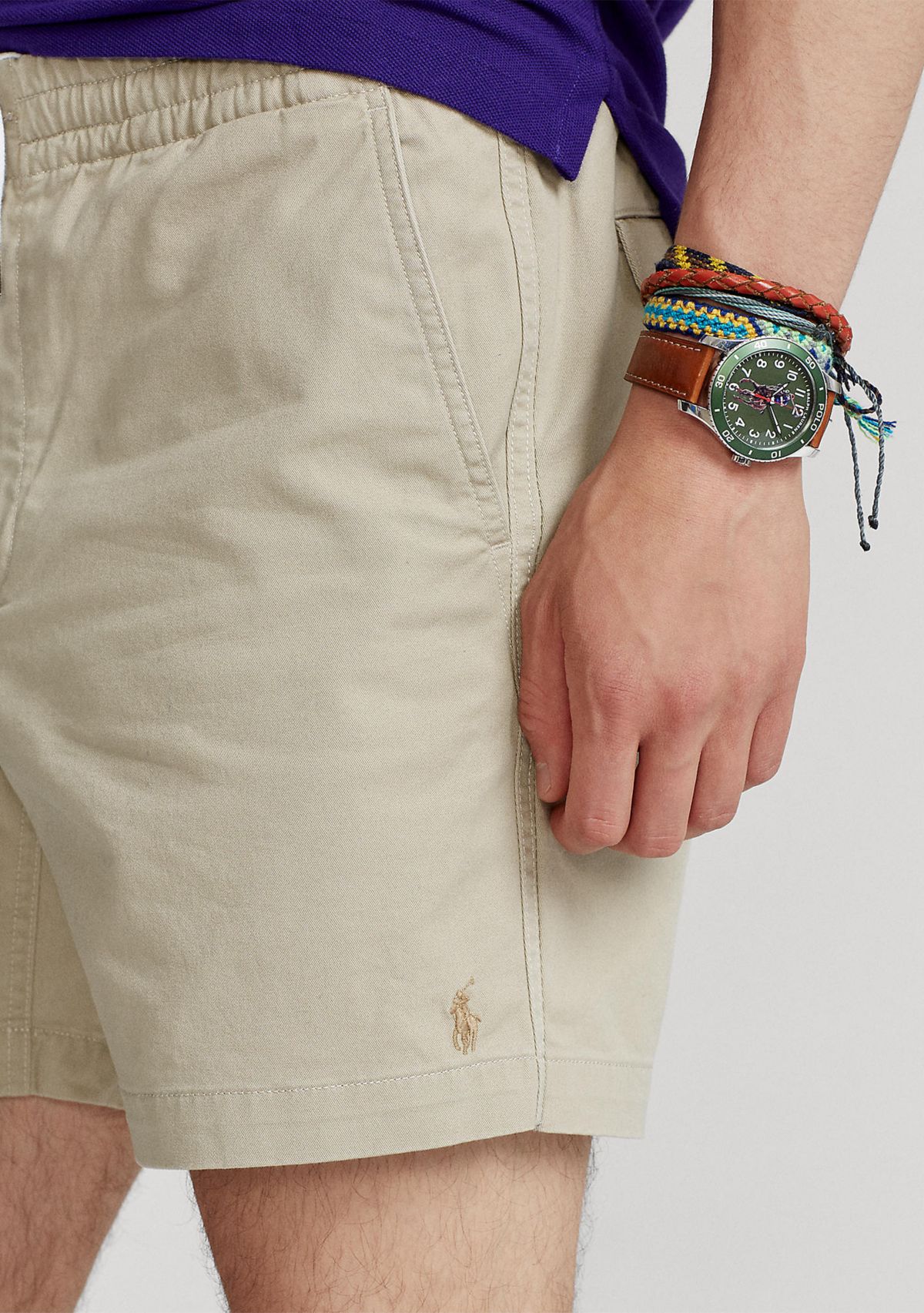 6 Inch Polo Prepster Stretch Twill Shorts