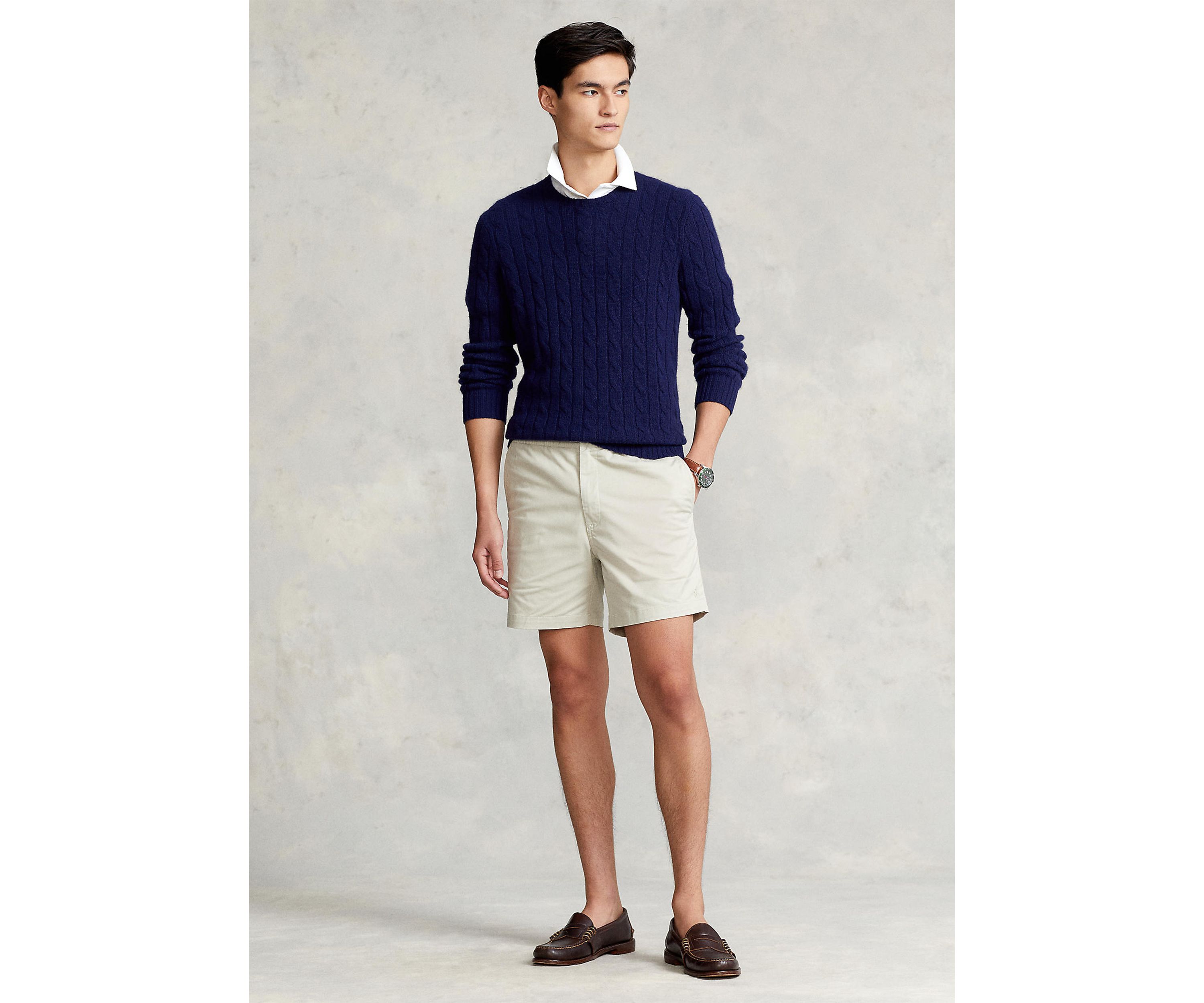 6 Inch Polo Prepster Stretch Twill Shorts