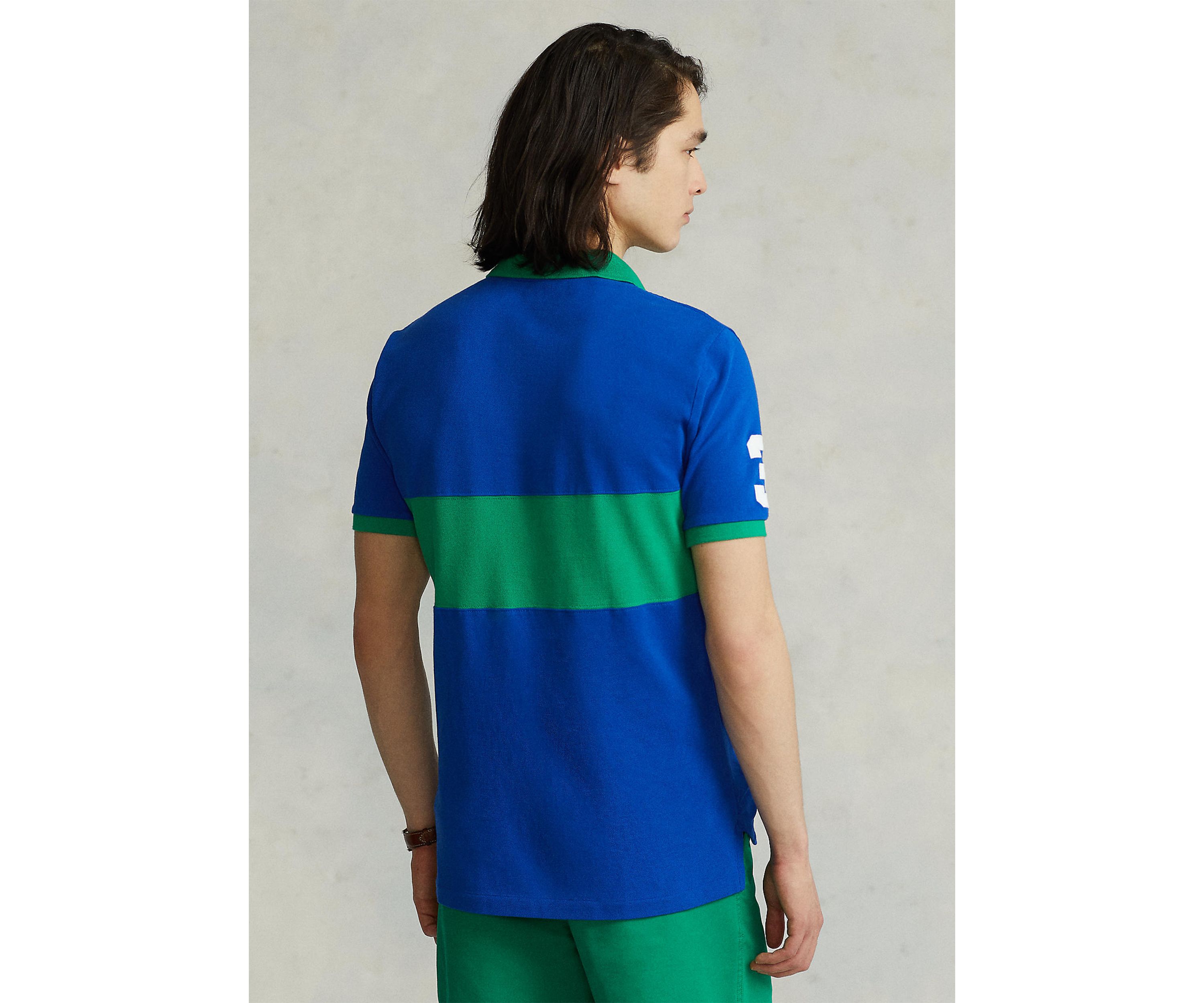 Classic Fit Big Pony Mesh Polo Shirt