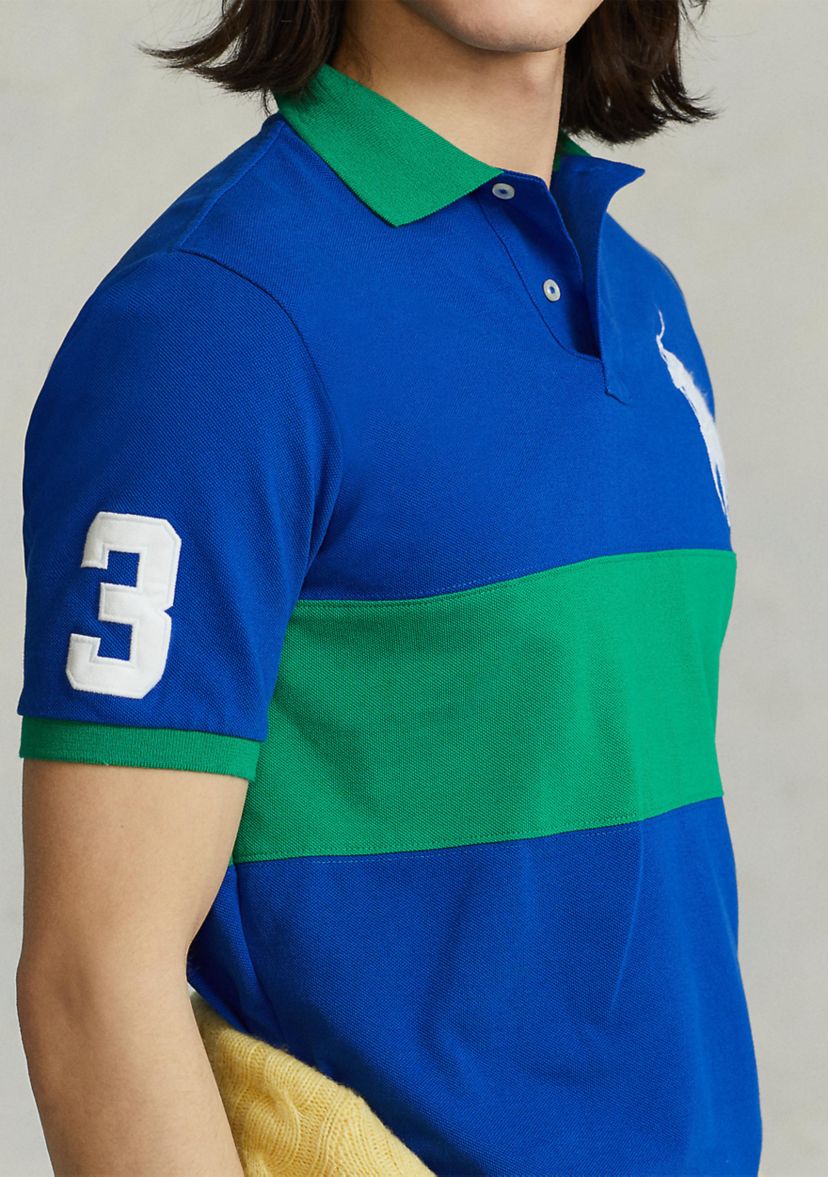 Classic Fit Big Pony Mesh Polo Shirt