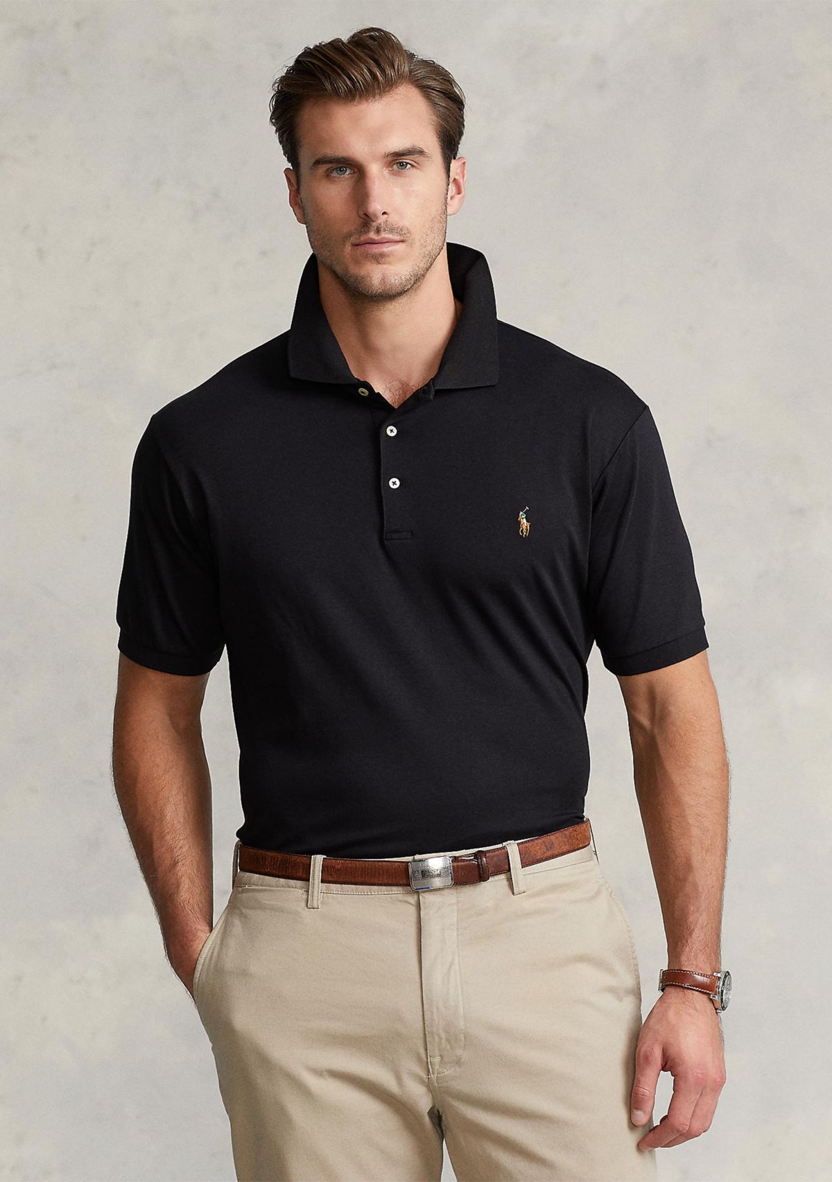 Big & Tall Classic Fit Soft Cotton Polo Shirt