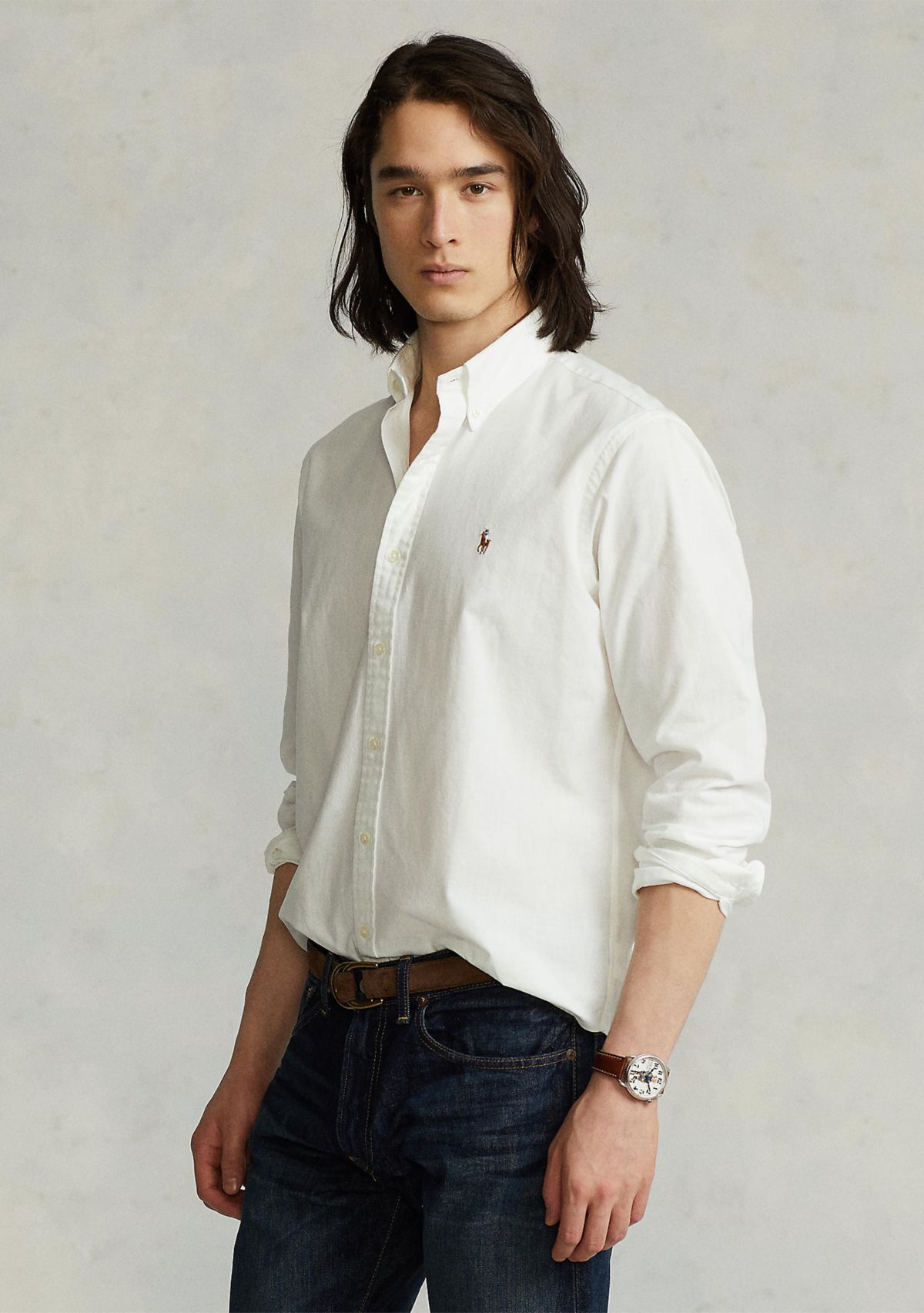 Classic Fit Chambray Shirt