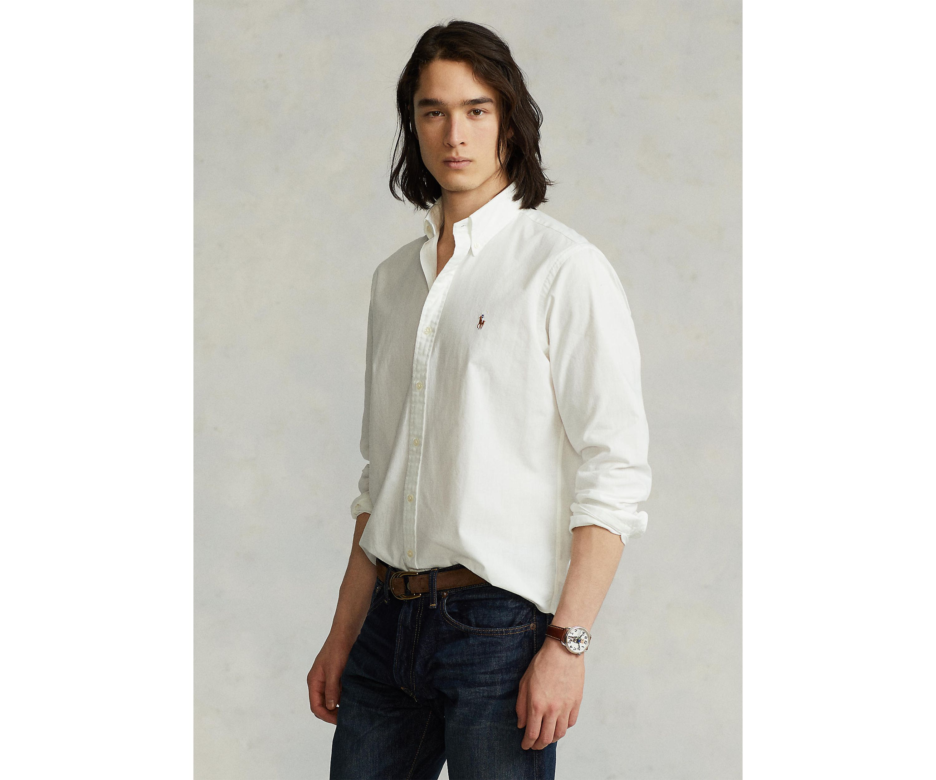 Classic Fit Chambray Shirt