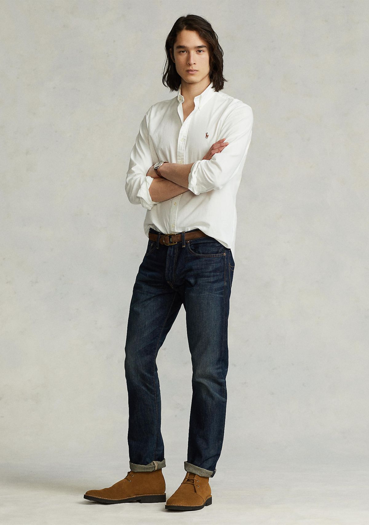 Classic Fit Chambray Shirt