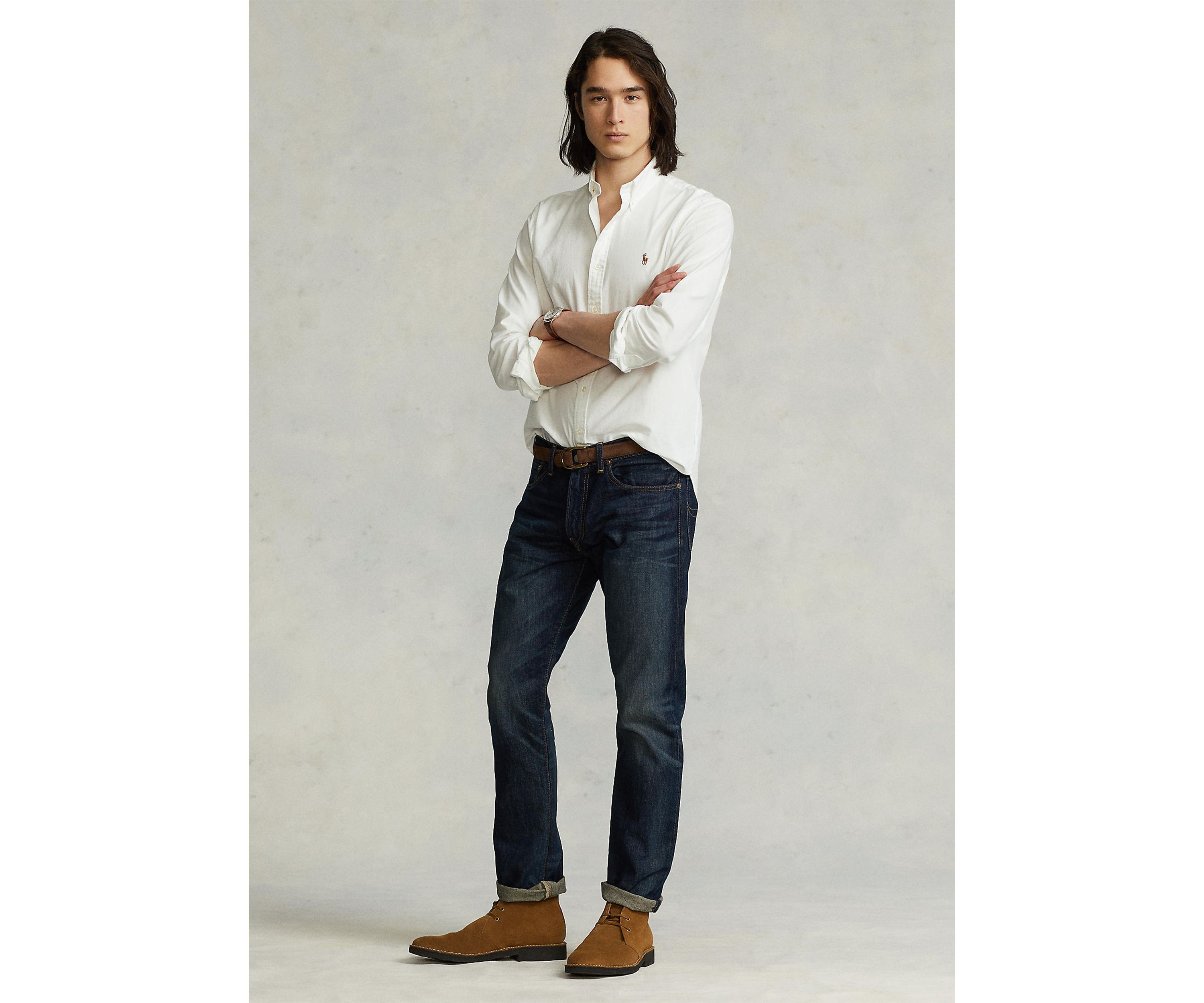 Classic Fit Chambray Shirt