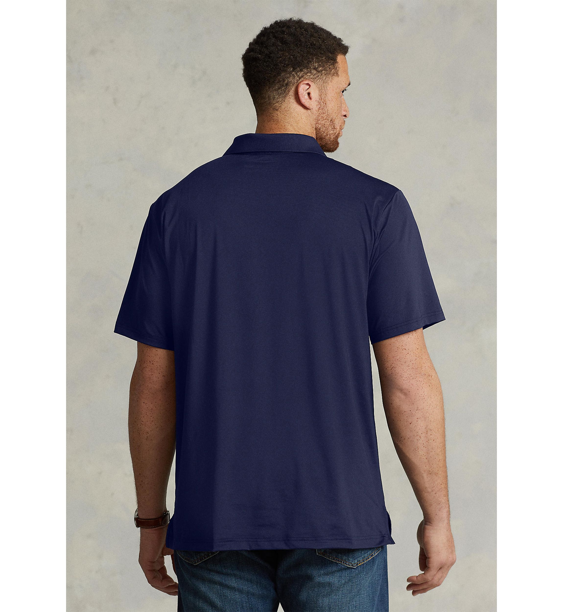 Big & Tall Performance Stretch Jersey Polo Shirt