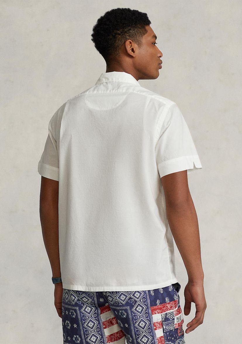 Classic Fit Woven Camp Shirt