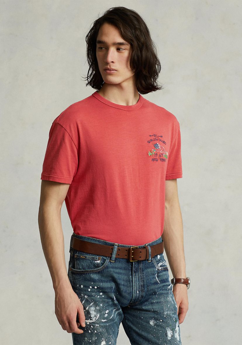 Classic Fit Flag Jersey T-Shirt