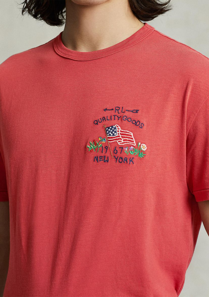 Classic Fit Flag Jersey T-Shirt