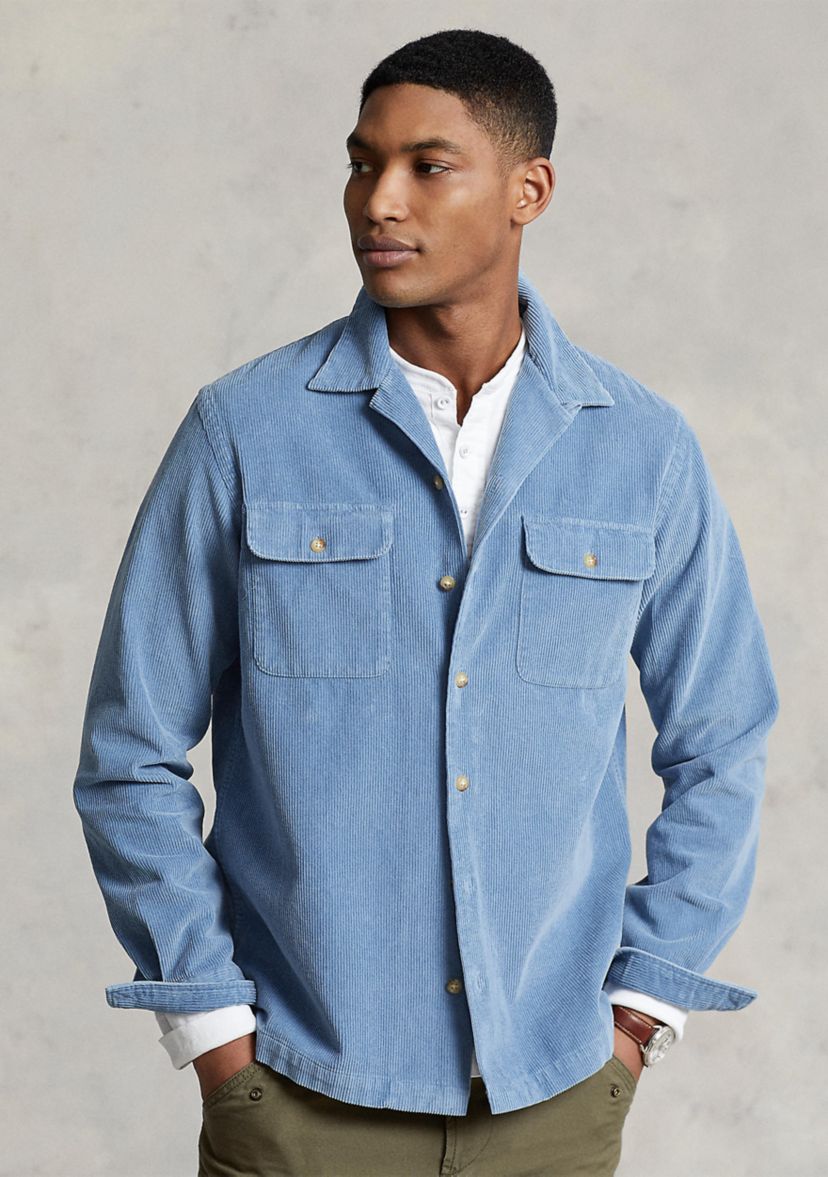 Classic Fit Corduroy Camp Shirt