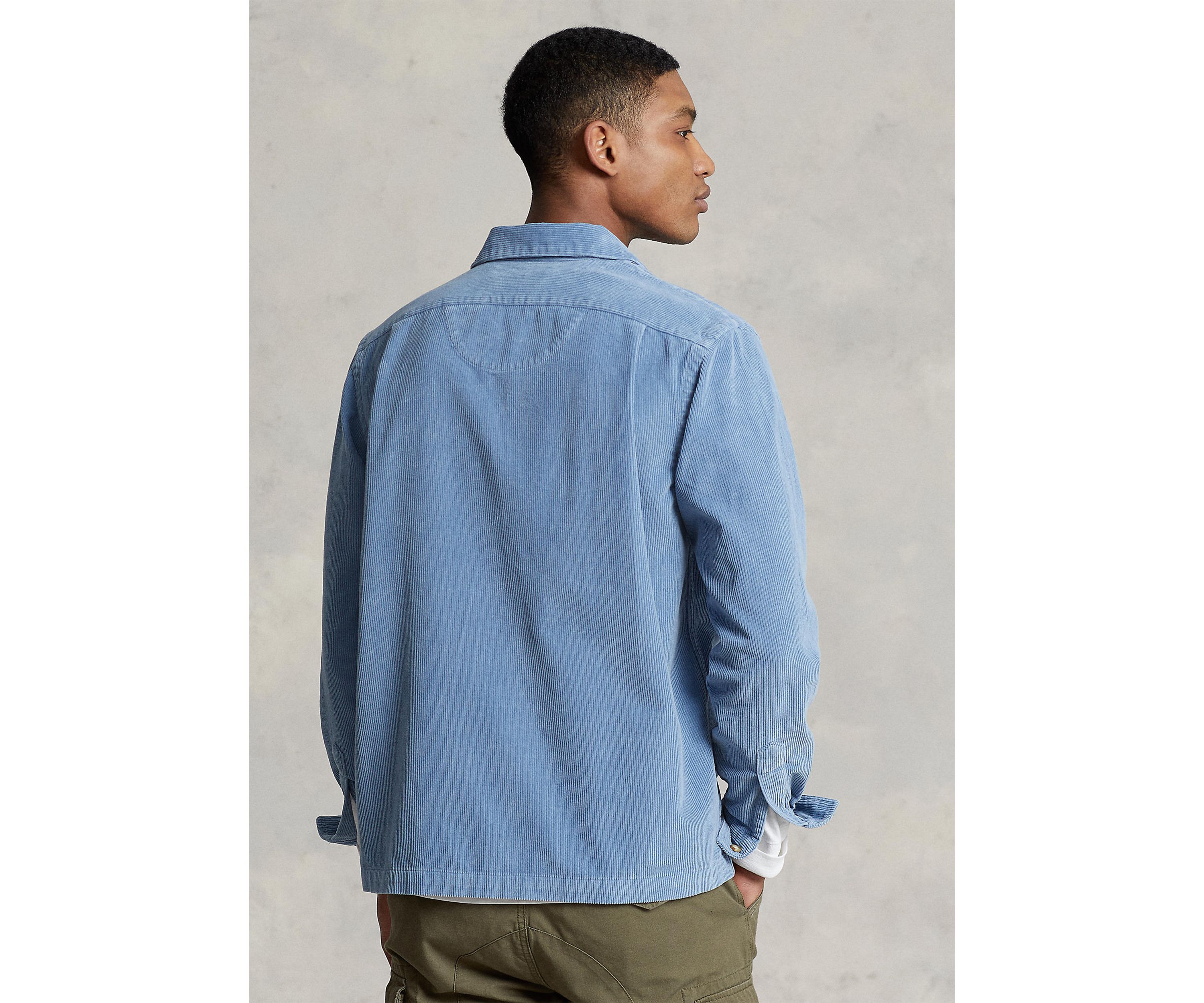 Classic Fit Corduroy Camp Shirt