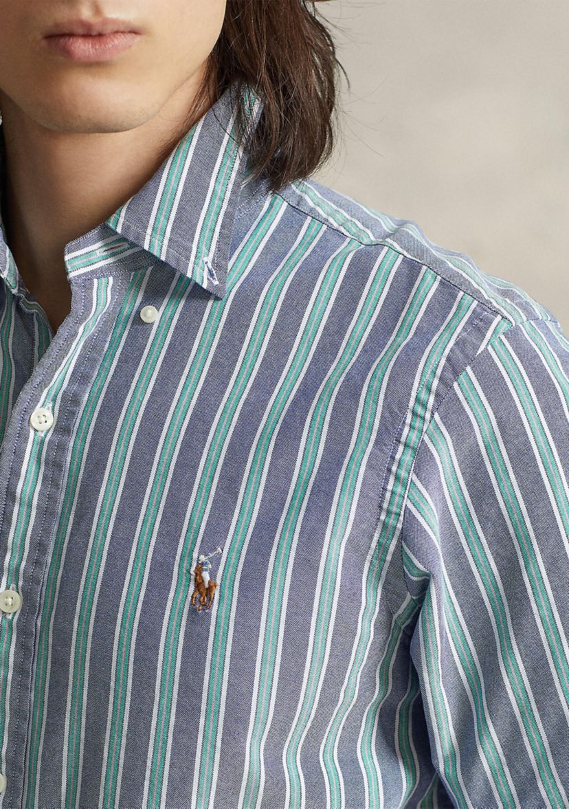 Classic Fit Striped Oxford Shirt
