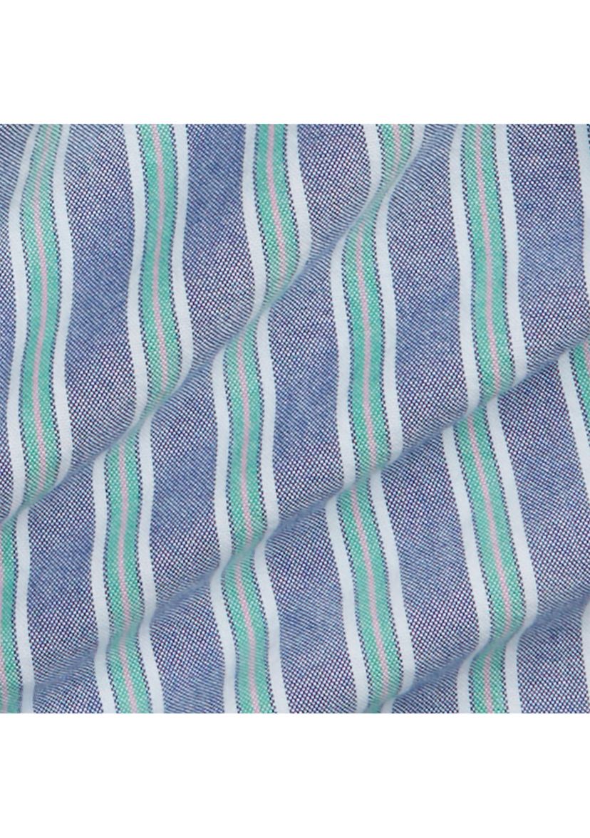 Classic Fit Striped Oxford Shirt