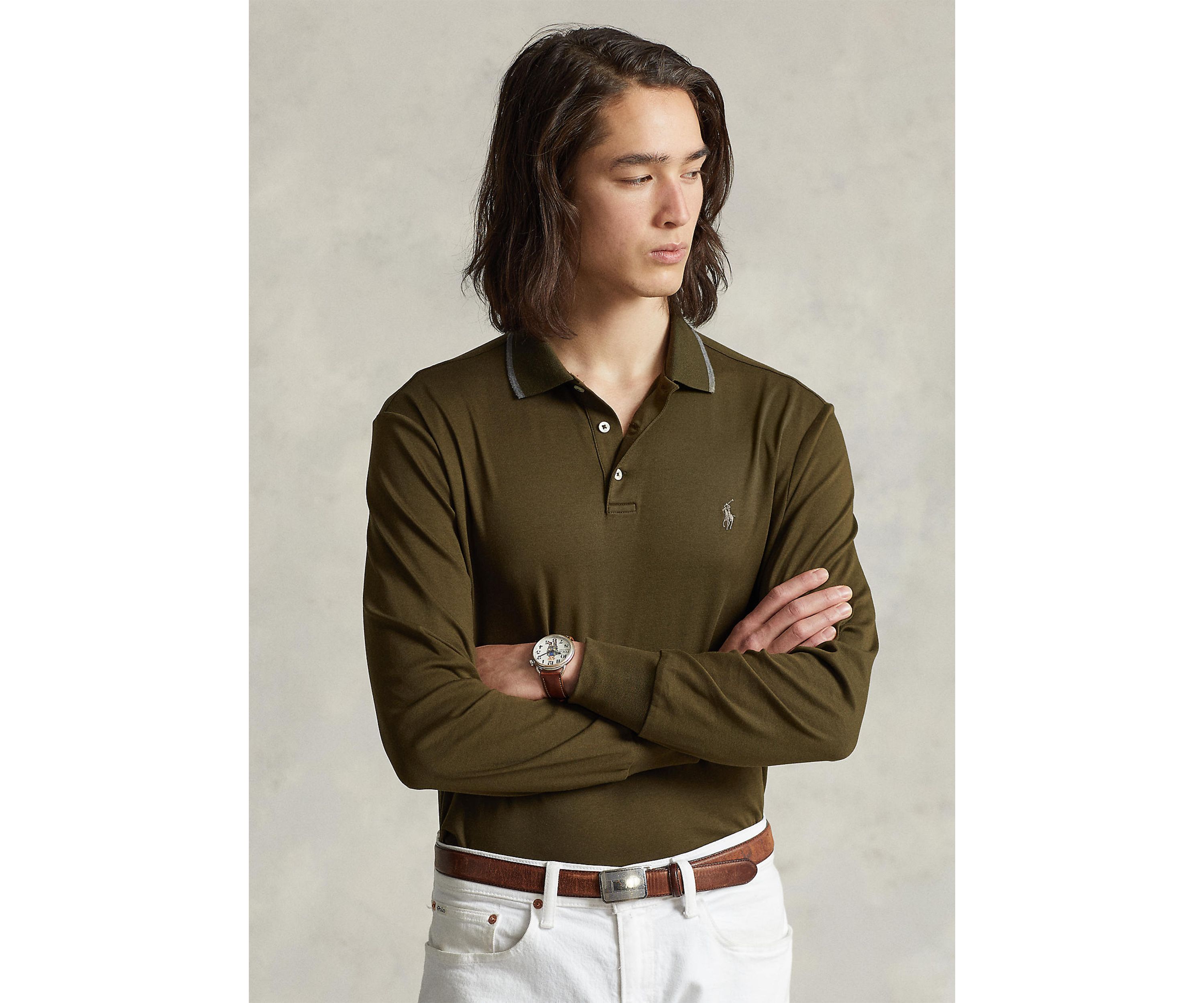 Classic Fit Soft Cotton Polo Shirt
