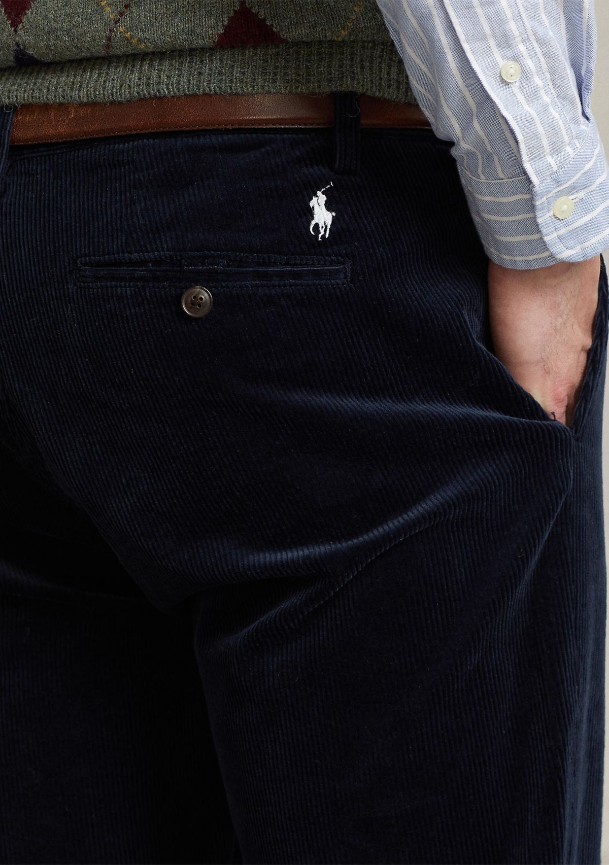 Stretch Classic Fit Corduroy Pants