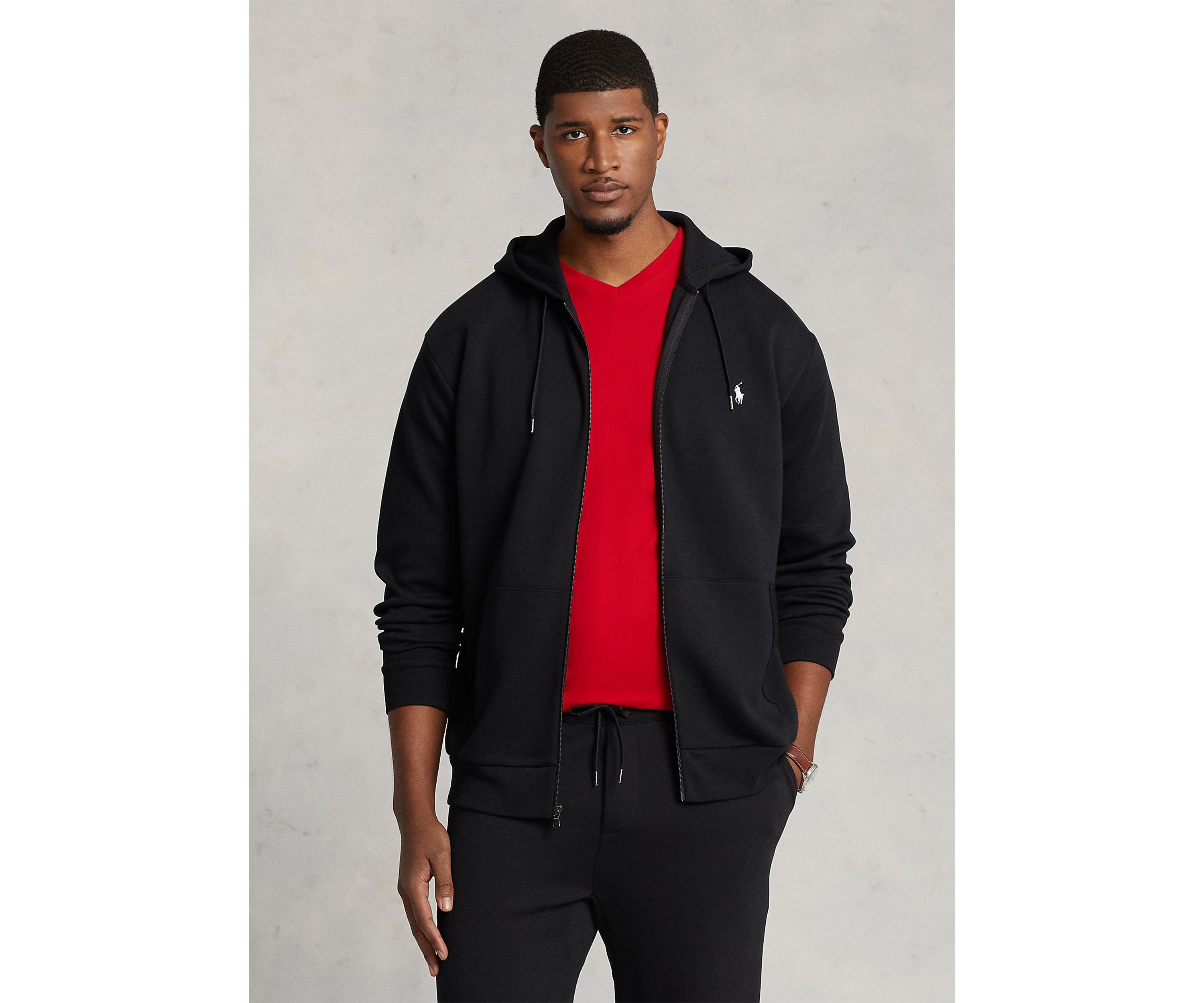 Big & Tall Double Knit Full Zip Hoodie