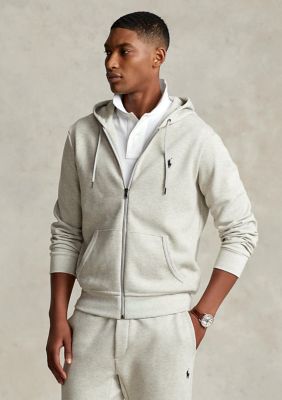 Polo by Ralph Lauren, Shirts, Polo Ralph Lauren Heather Grey Full Zip  Hoodie Terry Sweatshirt Charcoal Fleece