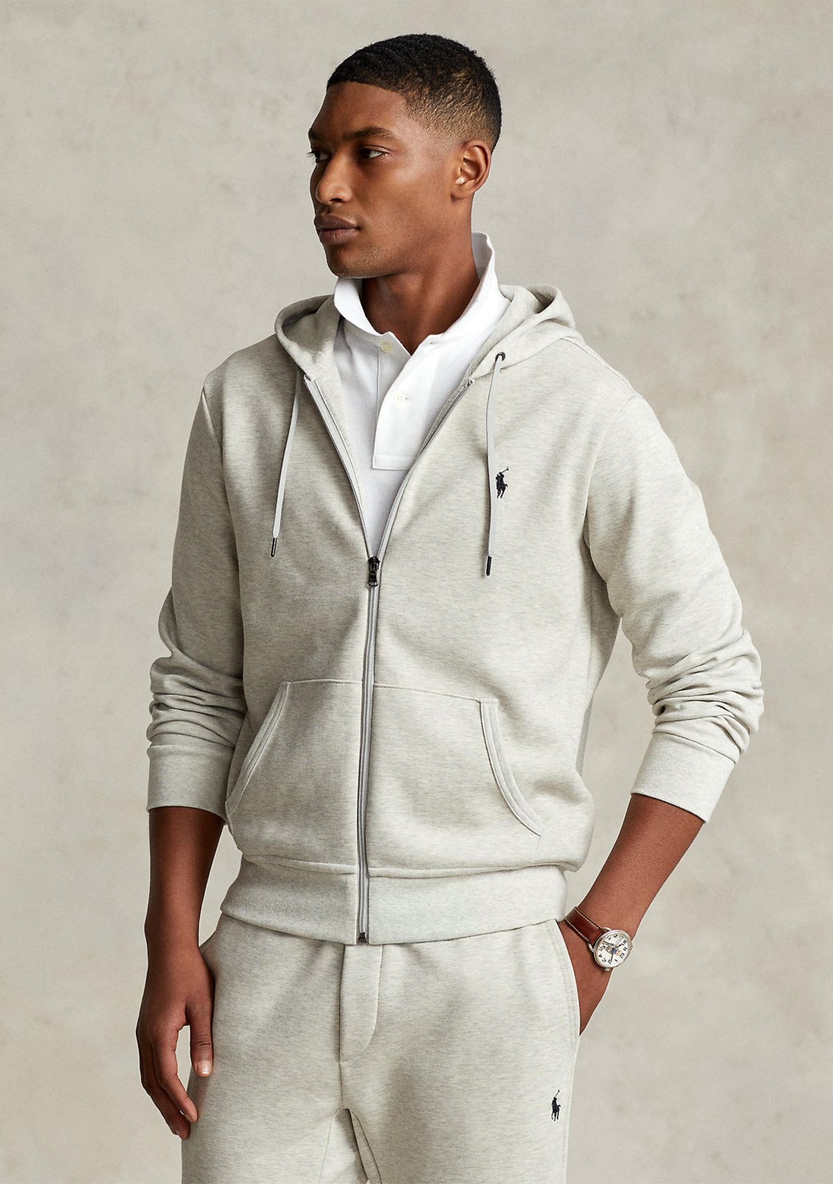 Double Knit Full Zip Hoodie