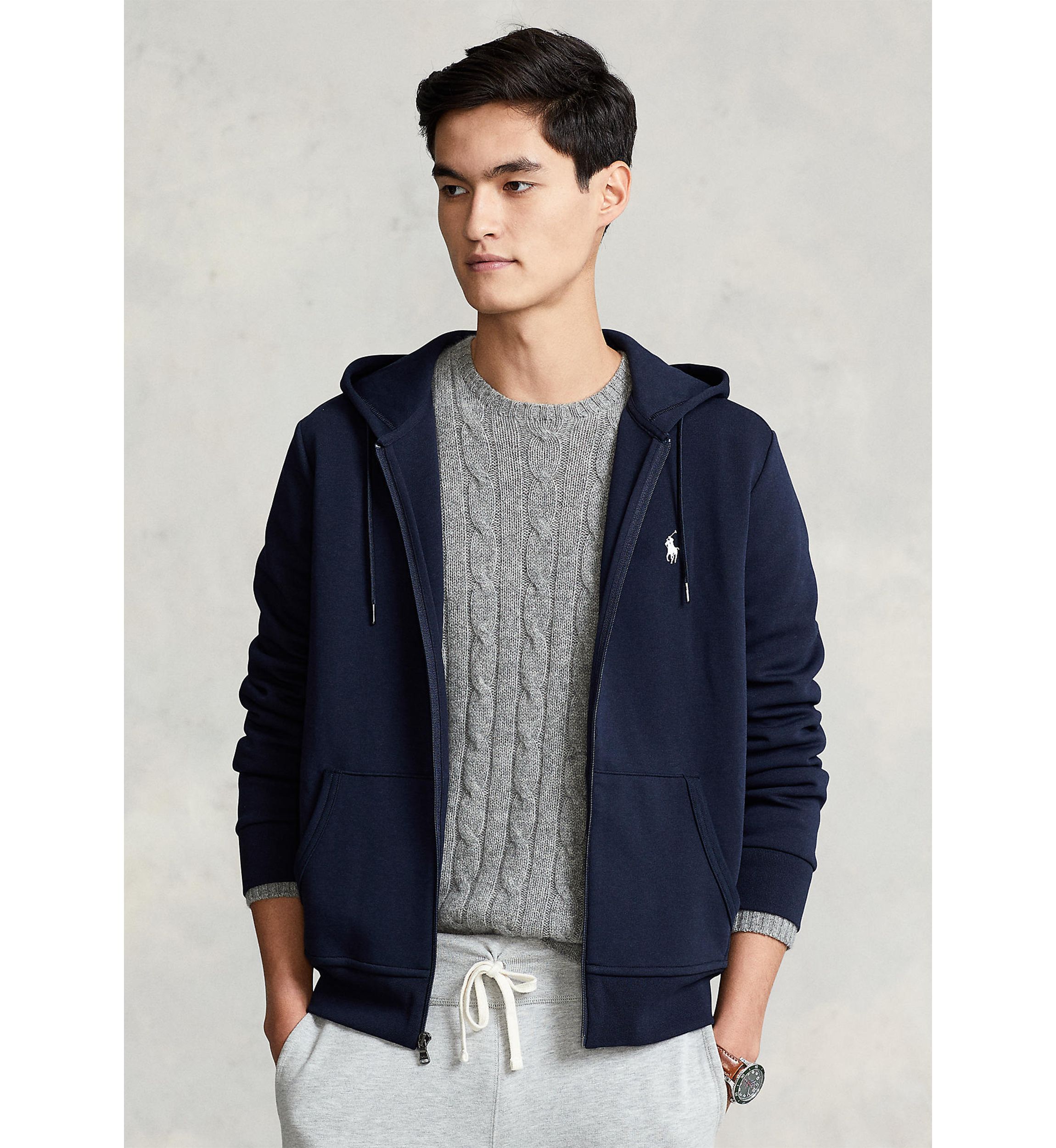 Double Knit Full Zip Hoodie