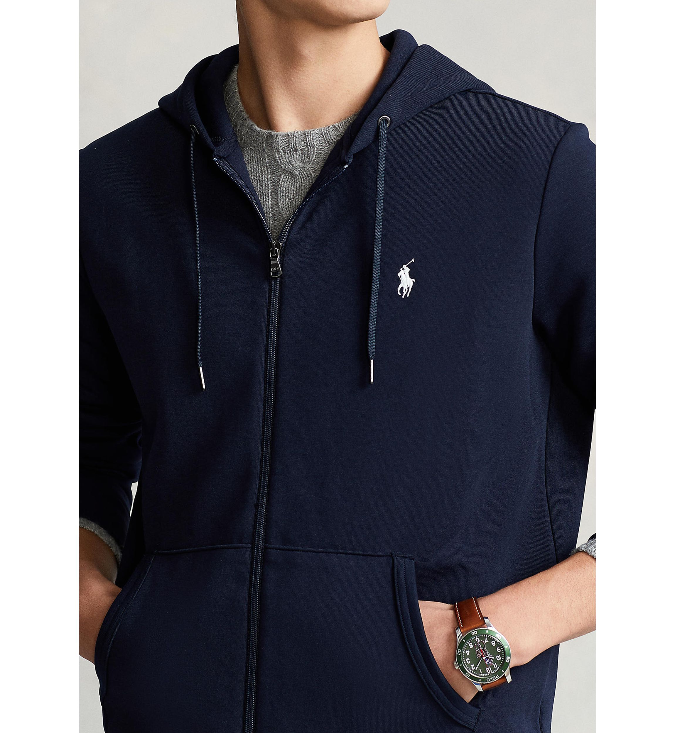 Double Knit Full Zip Hoodie