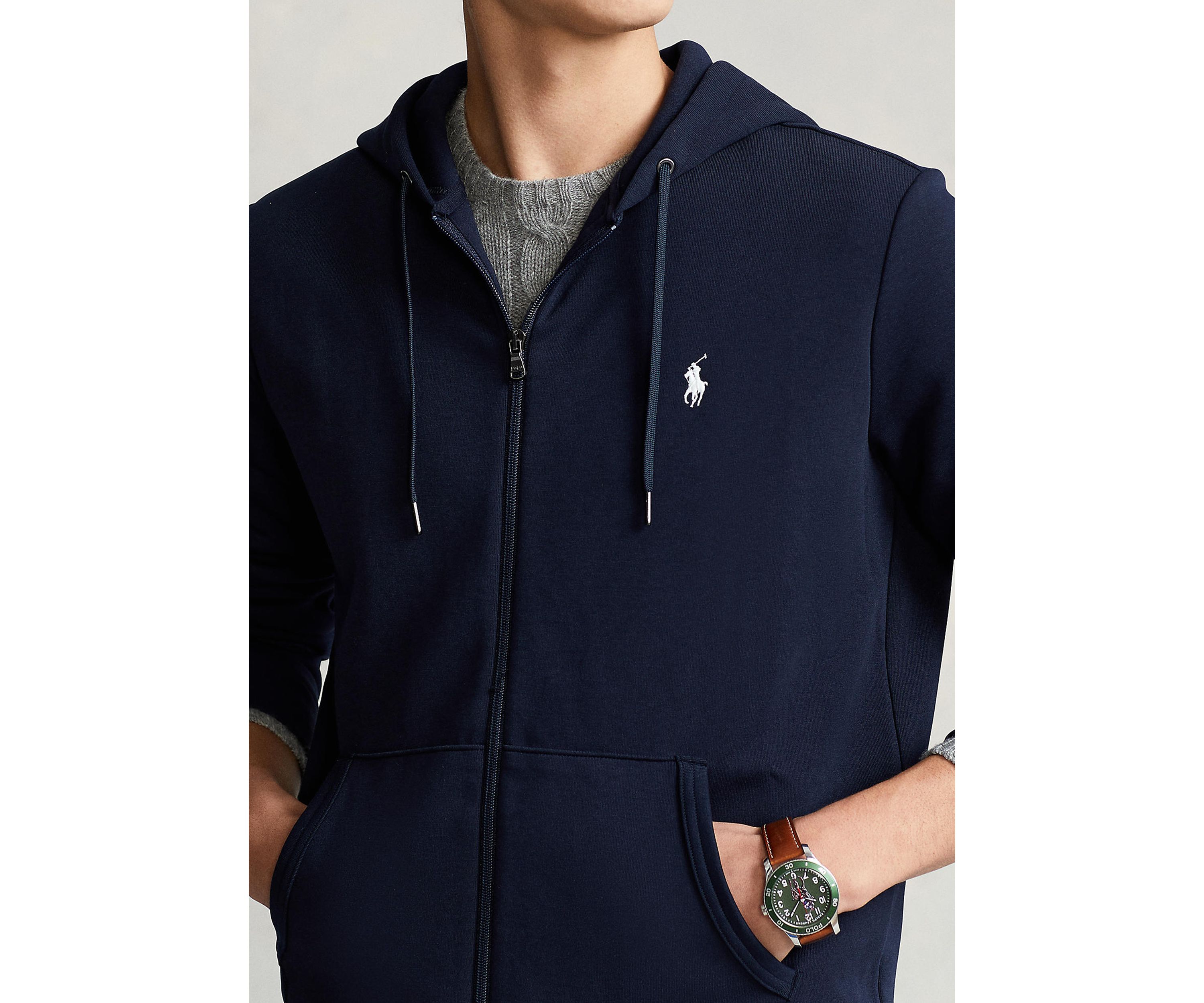 Double Knit Full Zip Hoodie