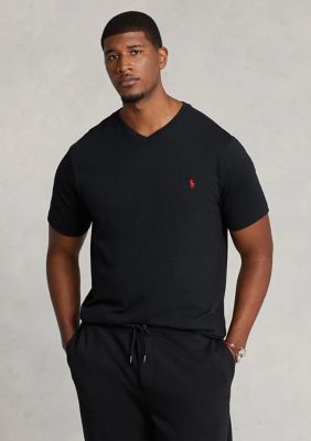 Polo Ralph Lauren Men's Big & Tall Cotton Jersey V-Neck T-Shirt, 2XLT