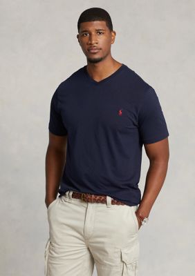 Polo Ralph Lauren Men's Big & Tall Jersey V-Neck Tee