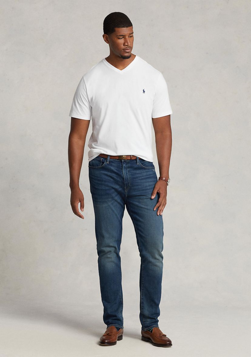 Big & Tall Jersey V-Neck Tee