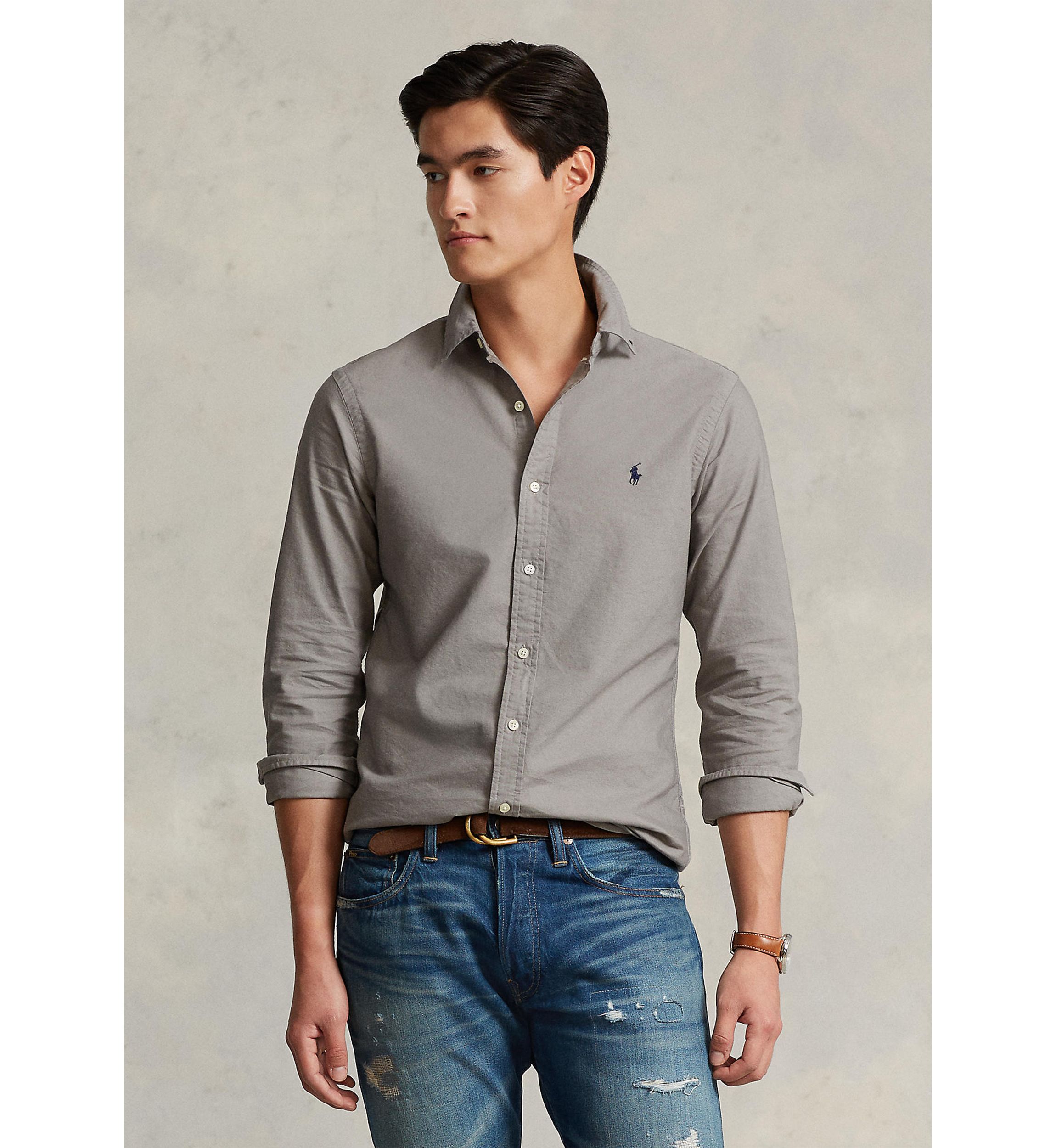 Classic Fit Garment Dyed Oxford Shirt