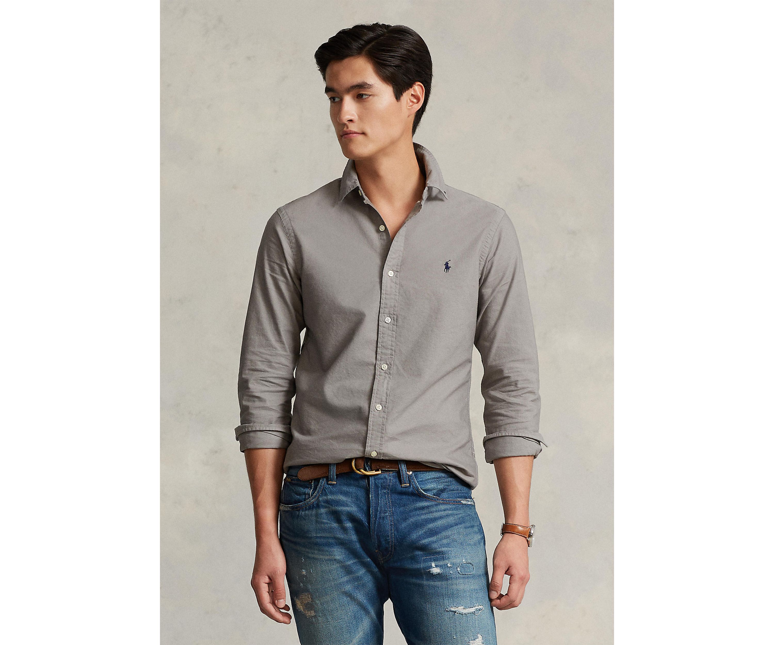 Classic Fit Garment Dyed Oxford Shirt